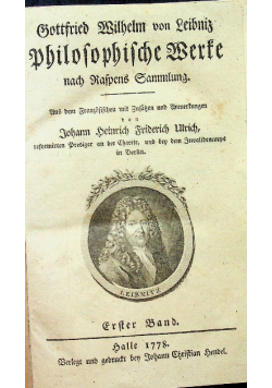 Philosophische Wert nach Raspens Sammlung Erster Band 1778 r