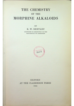 The chemistry of the morphine alkaloids