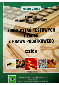 Zbiór pytań testowych i zadań z prawa podatkowego część II