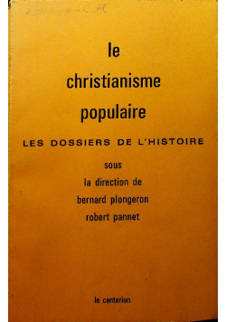 Le christianisme populaire