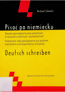 Pisać po niemiecku Deutsch schreiben