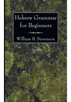 Hebrew Grammar for Beginners