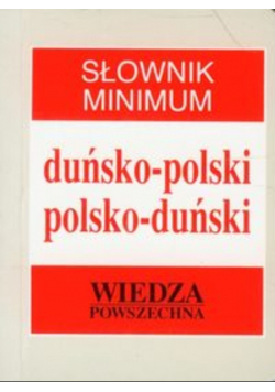 Słownik minimum duńsko - polski polsko - duński miniatura