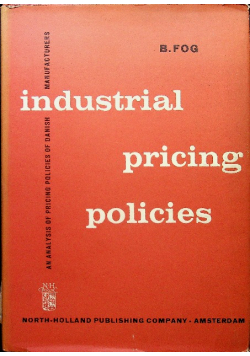 Industrial pricing policies