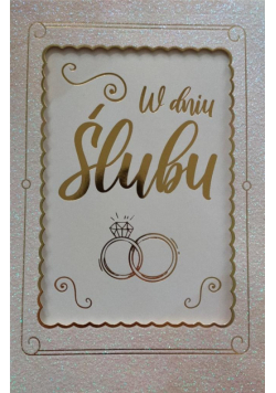Karnet Ślub 6K - 028