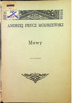 Modrzewski Mowy