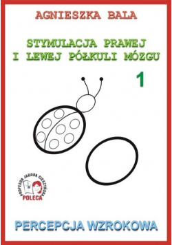 Stymulacja prawej i lewej półkuli mózgu 1 Percepcja wzrokowa