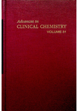 Advances in Clinical Chemistry Volume 31