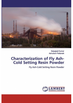 Characterization of Fly Ash-Cold Setting Resin Powder