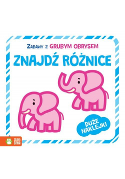 Zabawy z grubym obrysem Znajdź różnice