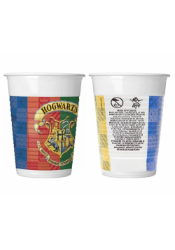 Kubeczki plastikowe Harry Potter MIX 200ml 8szt