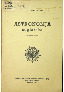 Astronomja żeglarska 1942 r