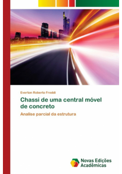 Chassi de uma central móvel de concreto