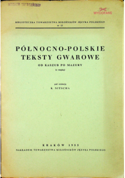 Północno - polskie teksty gwarowe