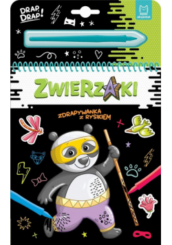 Zwierzaki. Zdrapywanka z rysikiem