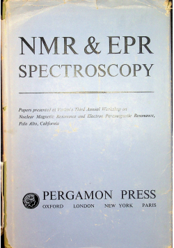 NMR EPR spectroscopy