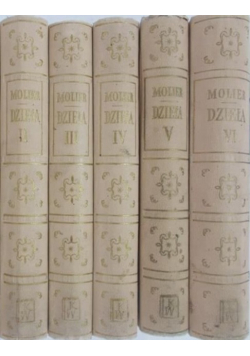 Molier Dzieła Tom II - VI