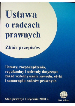 Ustawa o radcach prawnych zbiór przepisów