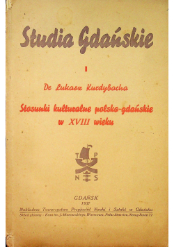 Studia Gdańskie I
