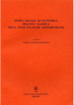 Storia sociale ed economica Delleta Classica