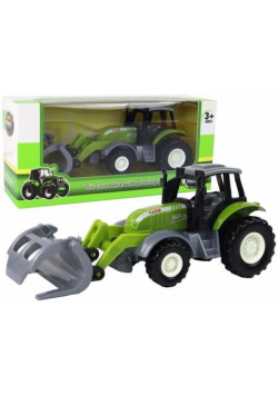 Traktor koparka krokodylek zielony