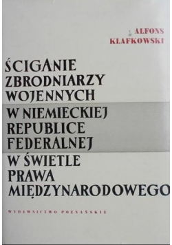 Ściganie zbrodniarzy wojennych w Niemieckiej Republice Federalnej