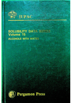 Solubility data series volume 15