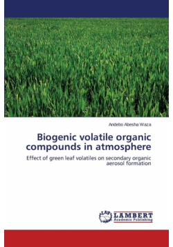 Biogenic volatile organic compounds in atmosphere