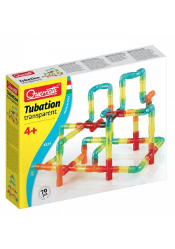 Zestaw konstrukcyjny Tubation Transparent 70el