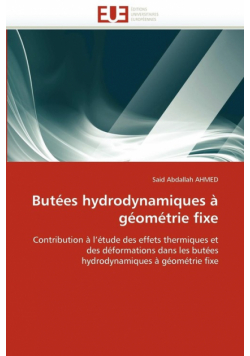 Butées hydrodynamiques à géométrie fixe
