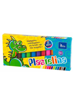 Plastelina 15g 12 kolorów KP001-D