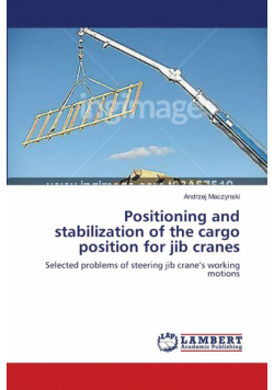 Positioning and stabilization of the cargo position for jib cranes