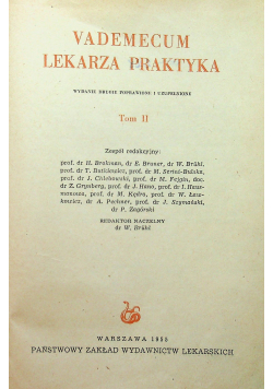 Vademecum lekarza praktyka tom II