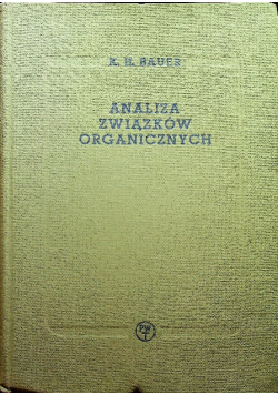 Analiza związków organicznych