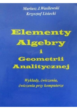 Elementy algebry i geometrii analitycznej