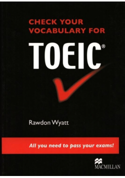Check Your Vocabulary for TOEIC