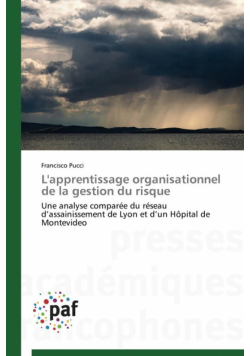 L'apprentissage organisationnel de la gestion du risque