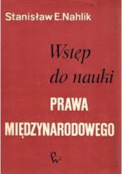 Wstęp do nauki prawa międzynarodowego