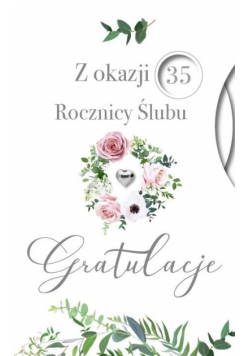 Karnet Rocznica Ślubu LUX-48