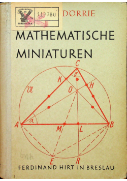 Mathematische miniaturen 1943r