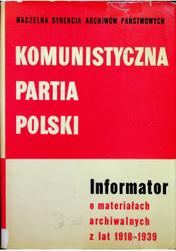 Komunistyczna partia Polski informator