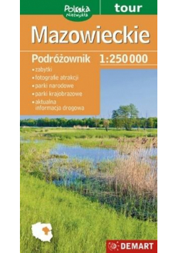 Mazowieckie Podróżownik Mapa turystyczna 1:250 000