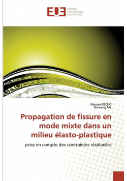 Propagation de fissure en mode mixte dans un milieu élasto-plastique