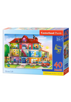 Puzzle 40 maxi - House Life CASTOR