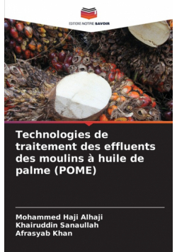 Technologies de traitement des effluents des moulins à huile de palme (POME)