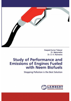 Study of Performance and Emissions of Engines Fueled with Neem Biofuels
