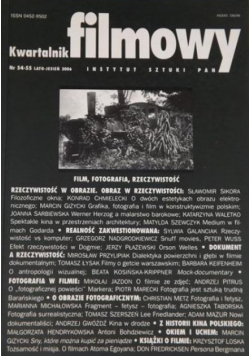 Kwartalnik filmowy Nr 54 - 55