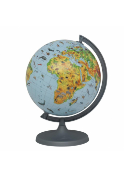 Globus 250 zoologiczny podświetlany opisem