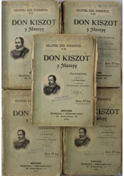 Don Kiszot z Manszy Tom I do V 1899 r.