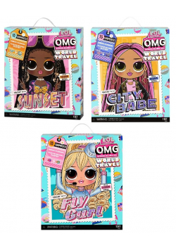 LOL Surprise OMG Travel Doll Asst (3szt)